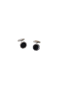 Cufflinks/Hexagon Black
