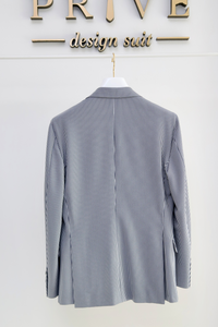 Seersucker Double Jacket/Blue