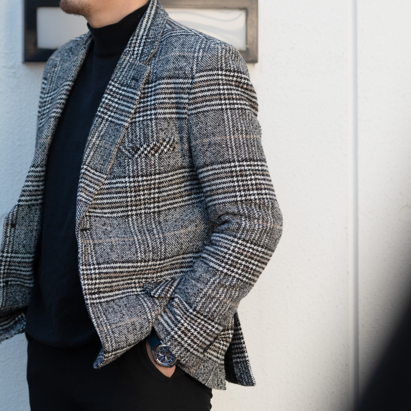 K Check Flannel Pants/Black