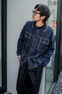 K Stitch Knit/Blue