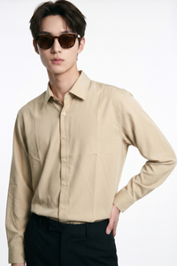 K Dress Shirt/Beige