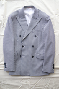 Seersucker Double Jacket/Blue