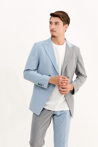 【WEB限定】2color Luxury Setup/Grey×Blue