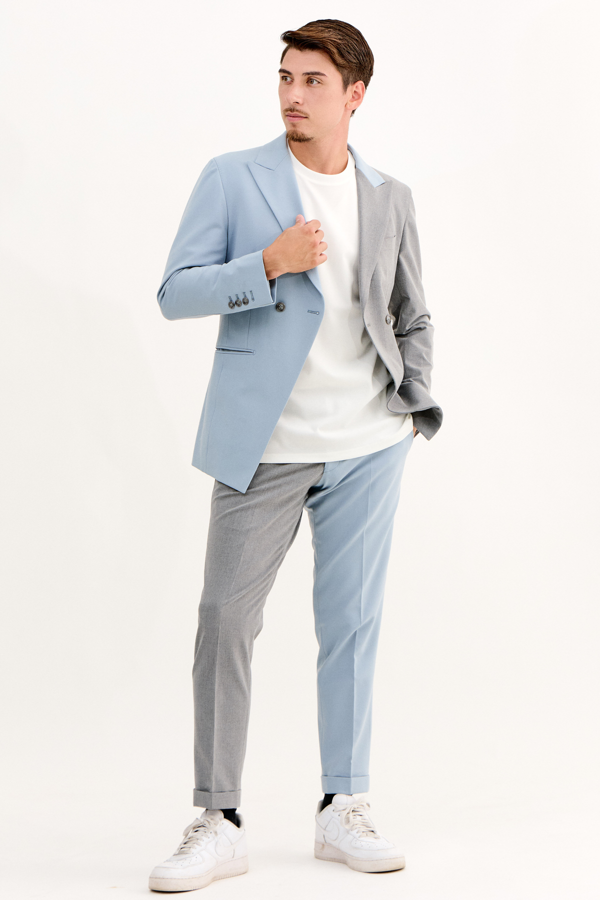【WEB限定】2color Luxury Setup/Grey×Blue