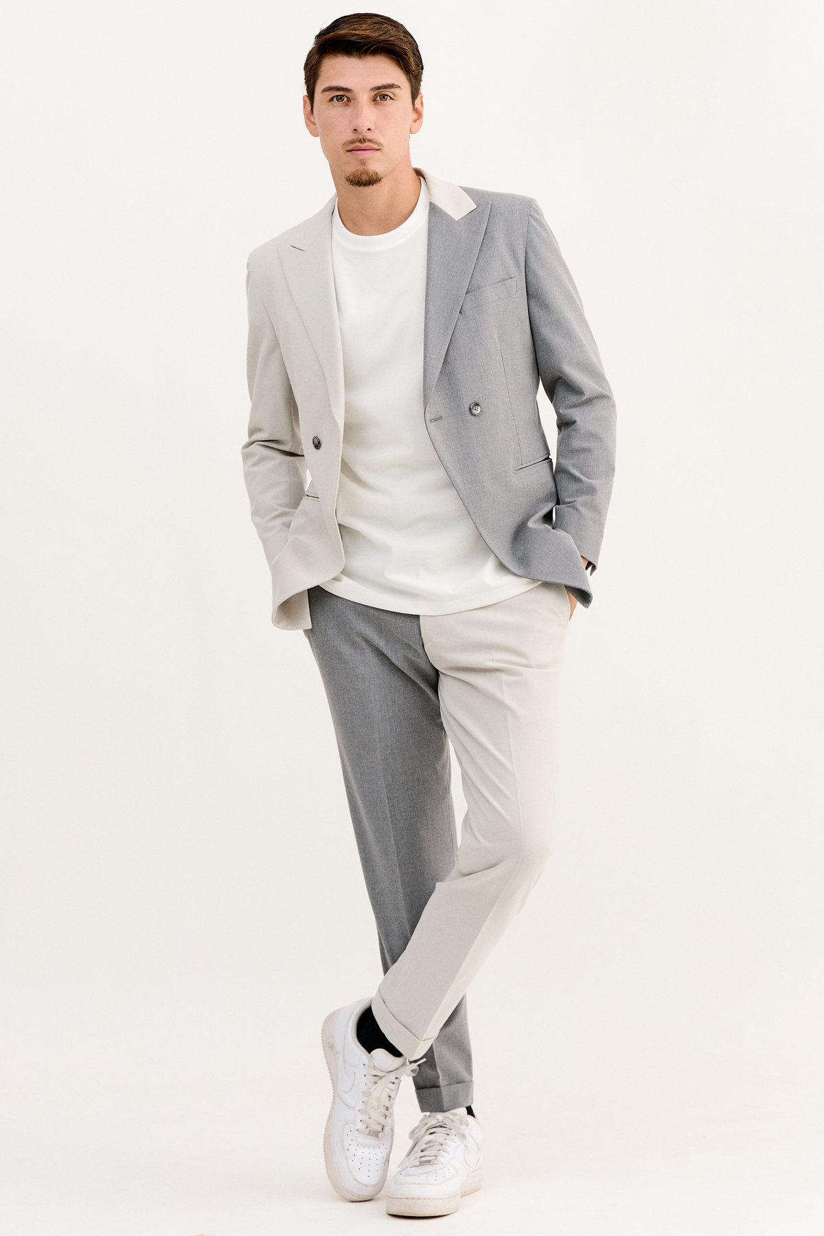 【WEB限定】2color Luxury Setup/Grey×Ivory