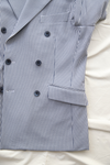 Seersucker Double Jacket/Blue