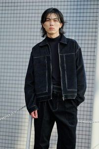 【WEB限定】Corduroy Tracker Wide Setup/Black