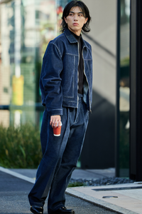 【WEB限定】Corduroy Tracker Wide Setup/Blue