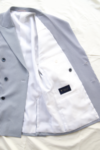 Seersucker Double Jacket/Blue