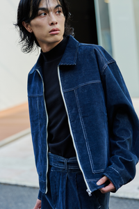 【WEB限定】Corduroy Tracker Wide Setup/Blue