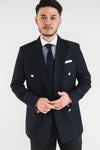 K Double 3 Line Jacket/Navy