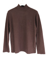 High neck knit/Brown