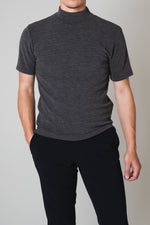 High neck T-shirt