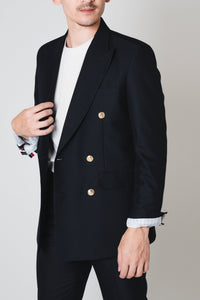 K Double 3 Line Jacket/Navy