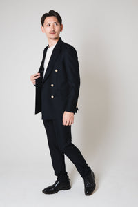 K Double 3 Line Jacket/Navy