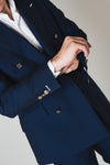 【再入荷】Double／ネイビー