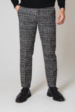 K Check Flannel Pants/Black