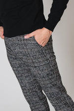 K Check Flannel Pants/Black