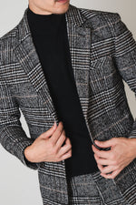 K Check Flannel Pants/Black