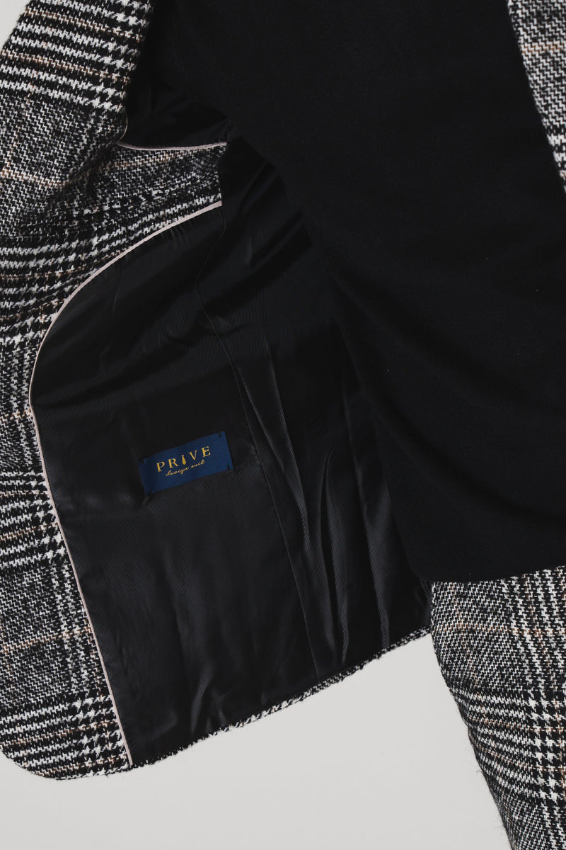 K Check Flannel Pants/Black