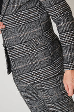 K Check Flannel Pants/Black