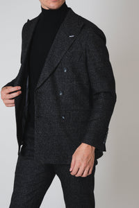 Flannel Double Jacket/Black