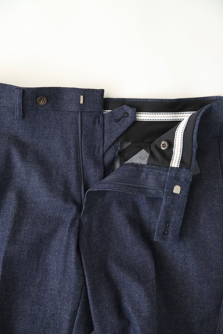 Restocked】Denim Double Setup/Blue × Orange Stitch – PRIVE ONLINE