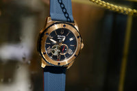 【BULOVA】98A227/Marine Star（Rose gold×Blue）