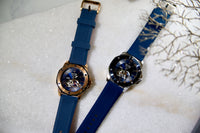 【BULOVA】98A227/Marine Star（Rose gold×Blue）