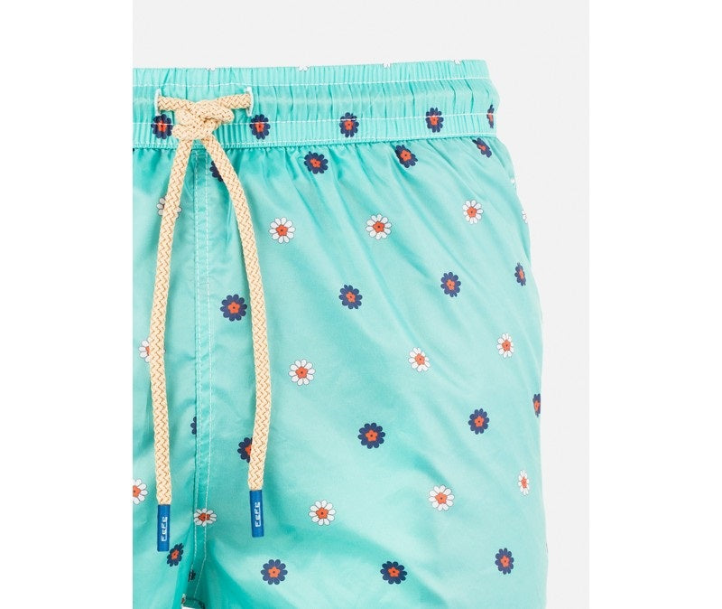 Swimwear／flower blue