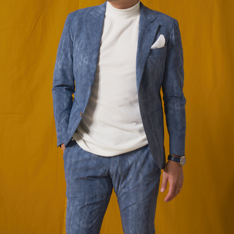 Wash Denim Single Setup/Blue