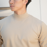 High neck knit/Beige