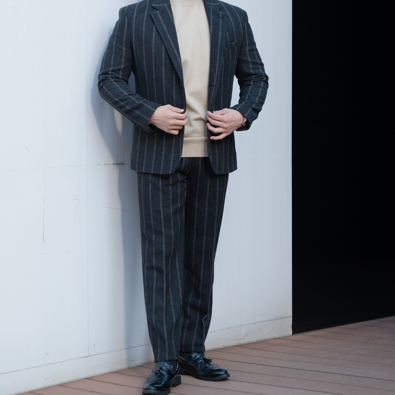 Flannel Single Stripe/Black