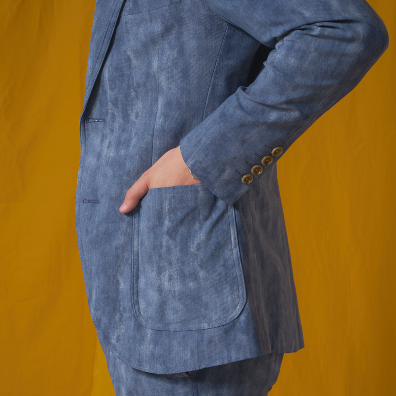 Wash Denim Single Setup/Blue