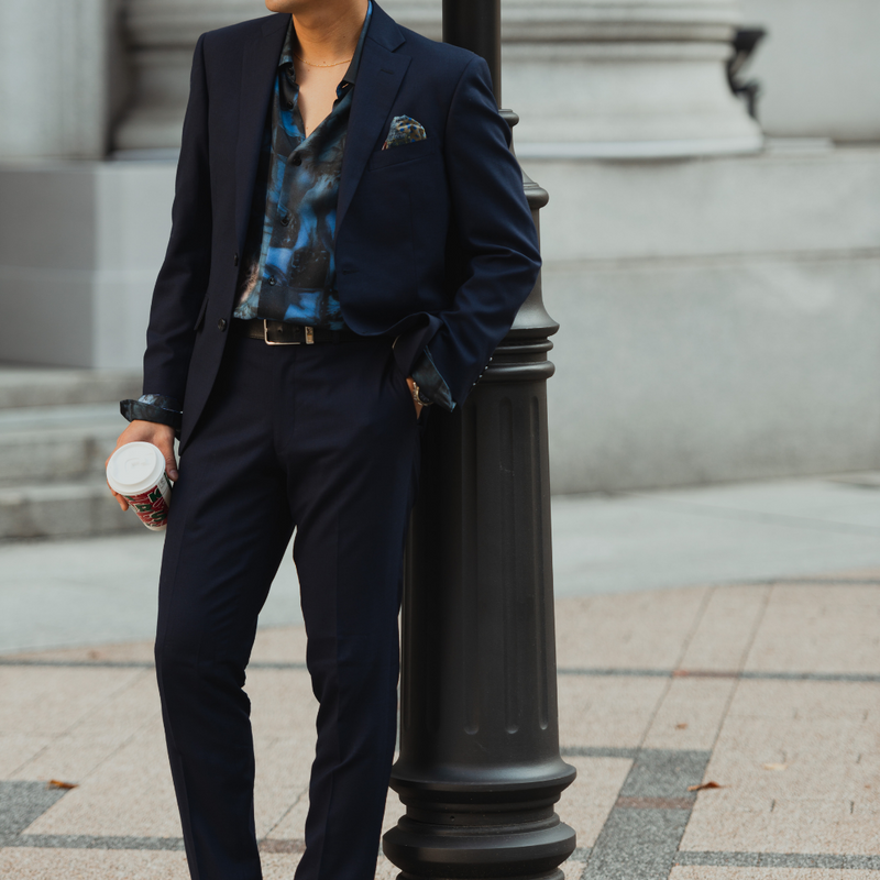 Order suit／新作ネイビースーツ