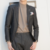 High neck knit/Moca