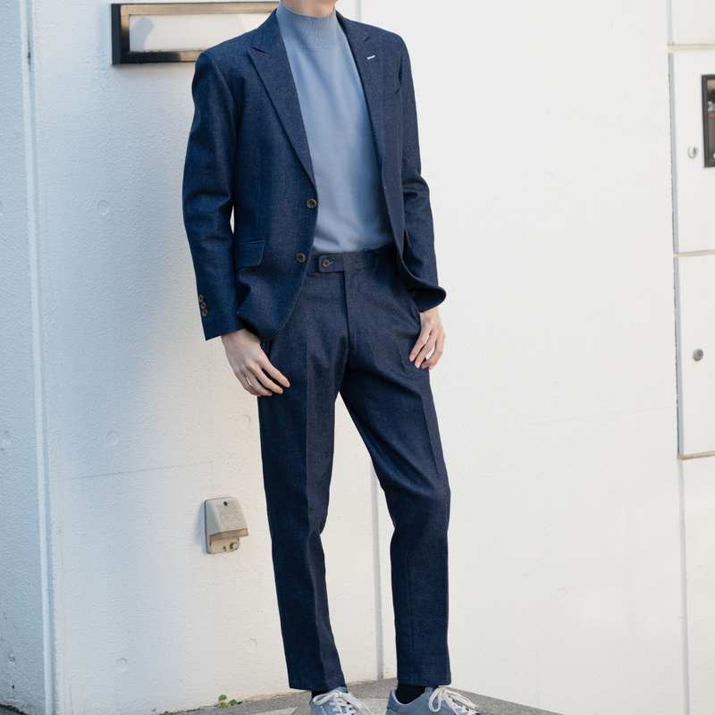 Denim Single／ブルー