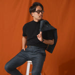 High neck T-shirt